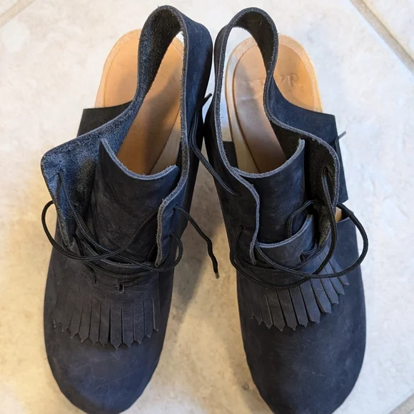 Bryr Sofie clogs in Ink (navy blue) - Picture 2 of 7